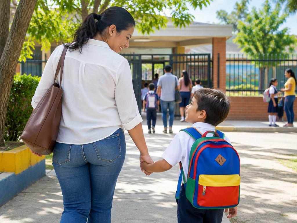 Niños y familia