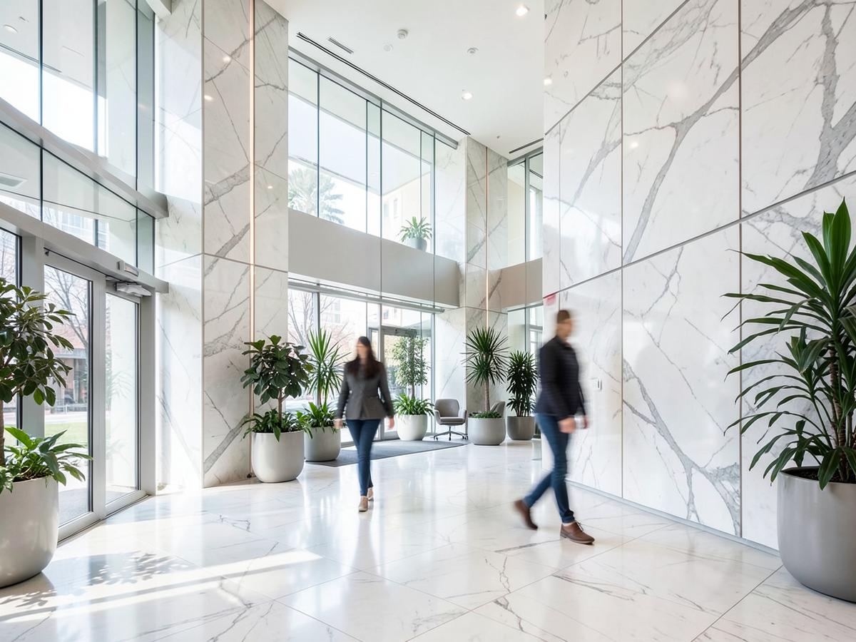 Recepción de las oficinas de Distracker